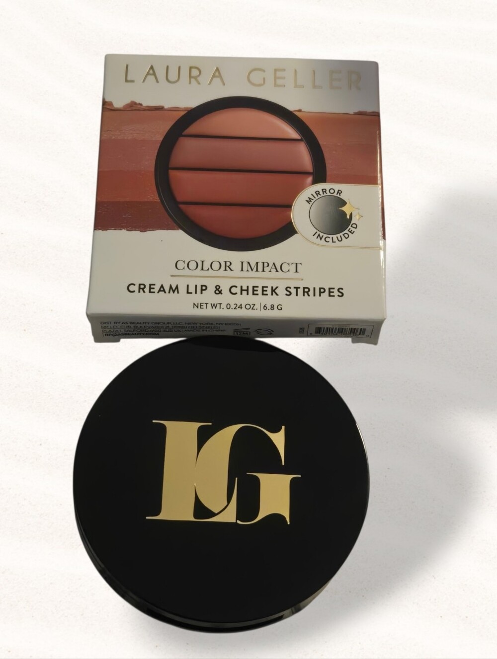 Laura Geller Color Impact Cream Lip & Cheek Stripes.
